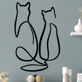 Wallity Couple Cat Love